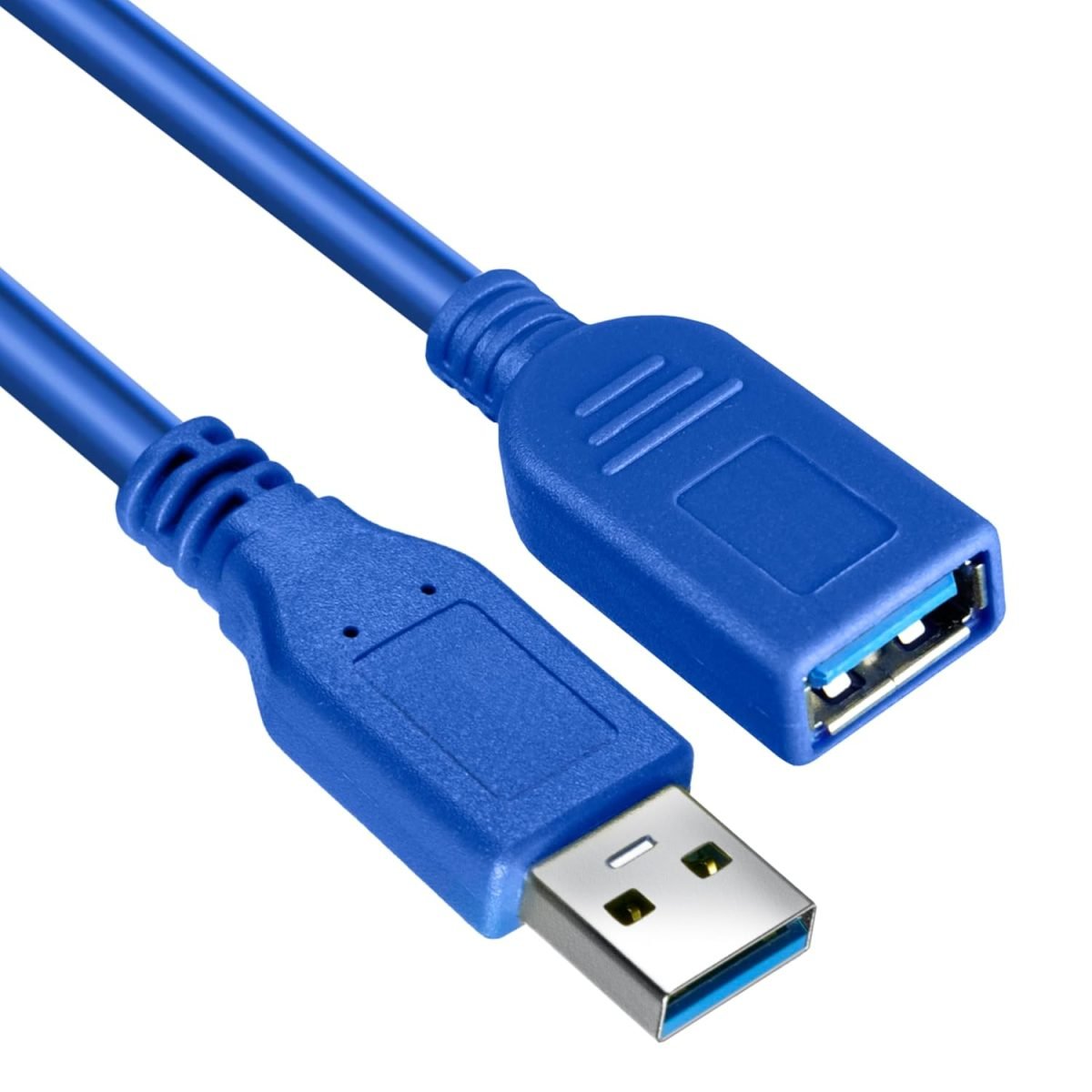Storite 1.5M USB 3.0 Male to Female Extension Cable High Speed 5Gbps Extension Cable Data Transfer for Keyboard, Mouse, Flash Drive, Hard Drive, Printer and More - Blue