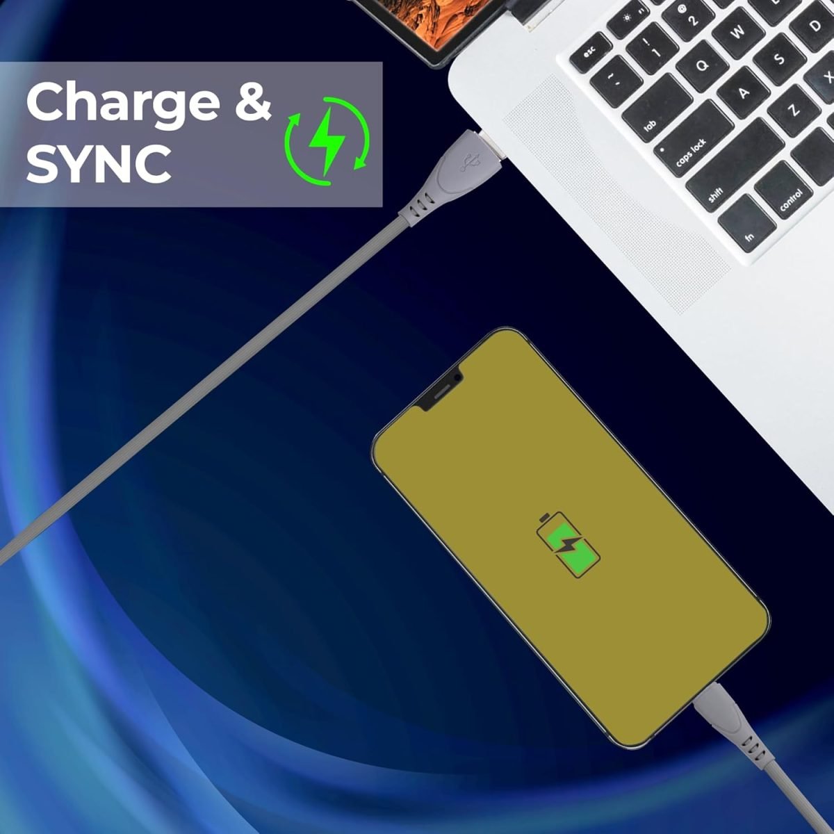 USB - Type Cable, 18 Watts, Rapid Charging, Charge & Sync, 1.2 Xiaomi