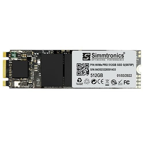 Simmtronics 256GB 3D Nand NVMe PCIe Solid State Drive for Desktop and Laptop with Three Years Warranty