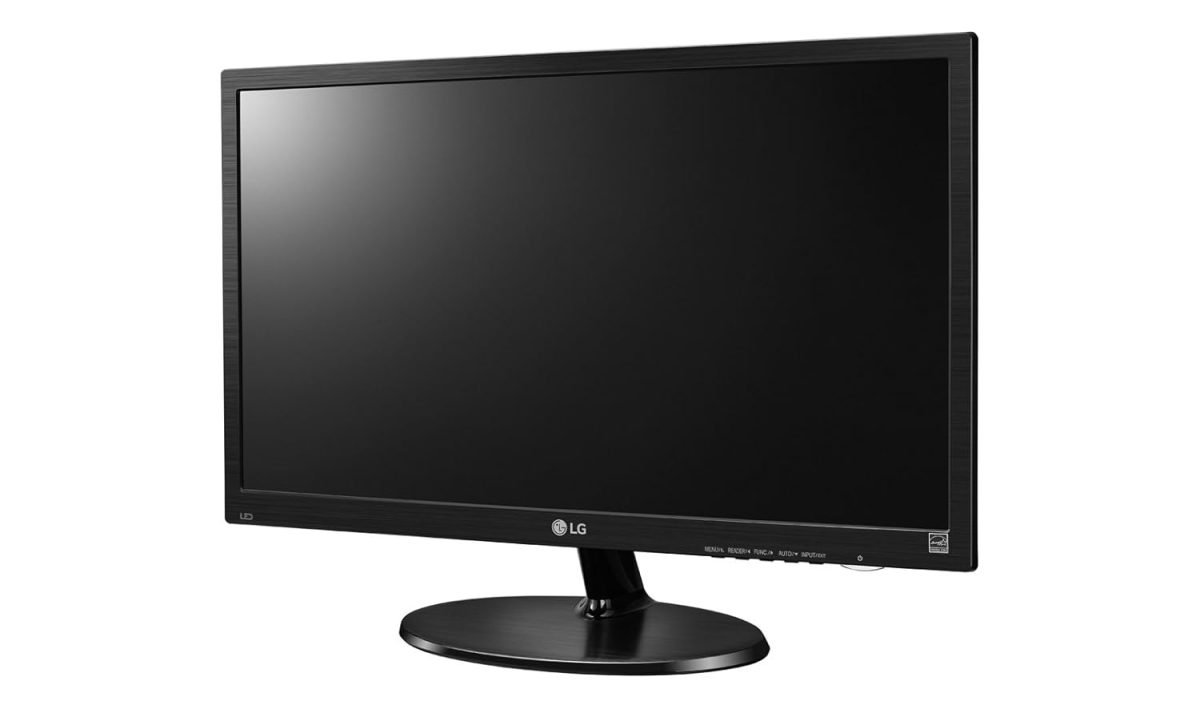 LG 19 inch (47 cm) LED Backlit Computer Monitor - HD Ready, TN Panel with VGA Port - 19M38A (Black)